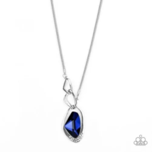 Paparazzi Optical Opulence Blue Necklace - New - £3.58 GBP