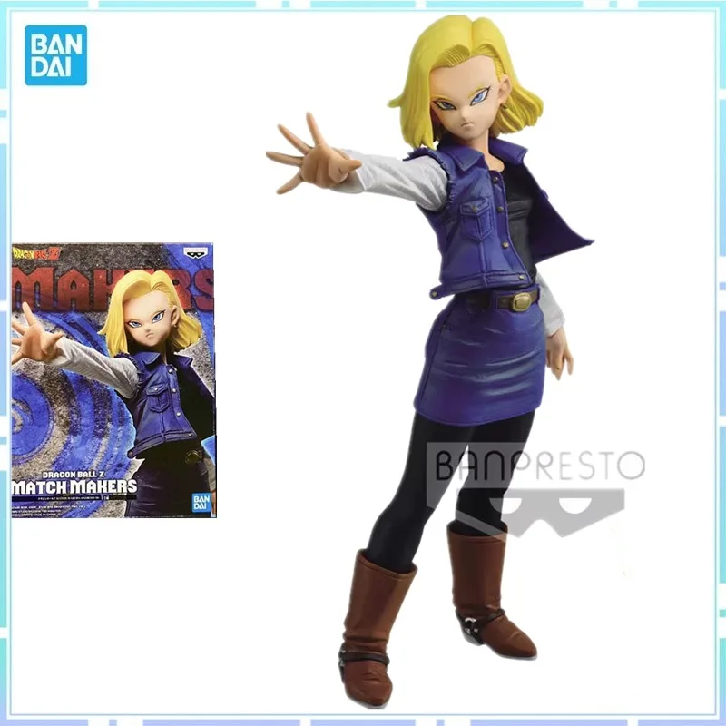 Nime dragon ball z match makers android 18 action figures collectible model rivals doll thumb200