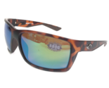 Costa Sunglasses Reefton 06S9007-3164 Tortoise Square Blue Green Lens 580G - $149.38