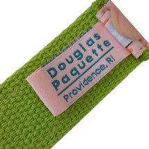 Douglas Paquette Martini Glass Print Belt M Web Cloth Fabric Pink D Ring Coastal - £15.62 GBP