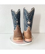 Lane RODEO HOUSTON Mens Cowboy Boots Size 15B Brown Leather Western Blun... - $321.75