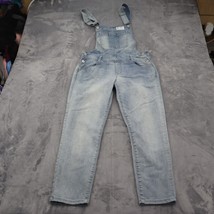 Wallflower Jeans Pants Womens Large Blue Denim Casual Preppy Overalls Light Wash - £20.23 GBP