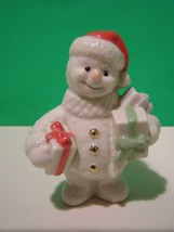 Lenox Snowman With Gifts W/COA - $18.80