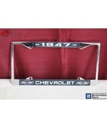 1947 Chevy Chevrolet GM Licensed Front Rear Chrome License Plate Holder ... - $1,979.99