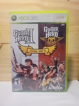 NEW Guitar Hero II / Guitar Hero: Aerosmith Dual Pack Microsoft Xbox 360 CIB - £23.95 GBP