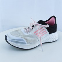 Athletech Youth Girls Athletic Shoes White Fabric Lace Up Size 1 Medium - £17.13 GBP