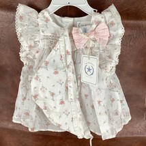 The Prairie By Rachel Ashwell Summer Spring Flower Baby Dress Bonnet 0-3... - $459.88 MXN