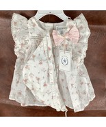 The Prairie By Rachel Ashwell Summer Spring Flower Baby Dress Bonnet 0-3... - $461.25 MXN