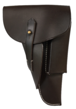 German WWII P38 Softshell Black Leather Holster (Repro) &quot;MARKED&quot; - £22.18 GBP