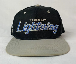 Vintage Sports Specialties Hat Script Snapback Cap Tampa Bay Lightning NHL 90s - £70.81 GBP
