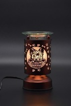 Electric Metal YORKIE Touch Fragrance Lamp/Oil Burner/Wax Warmer/Night L... - £18.36 GBP