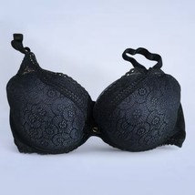 Chantelle Black Lace Overlay Bra with Moulded Cup - Size 32DDD - £26.56 GBP