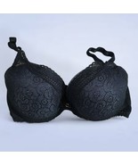 Chantelle Black Lace Overlay Bra with Moulded Cup - Size 32DDD - $34.65