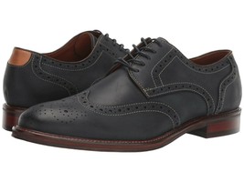 Men&#39;s Johnston &amp; Murphy Warner Oiled Leather Wing Tip Oxford, 20-3947 Si... - $159.95