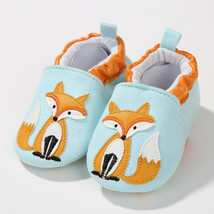 NEW Baby Boy Girl Owl Fox First Walker Soft Sole Baby Crib Shoes Slippers - £6.38 GBP