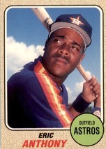 1993 Baseball Card Magazine &#39;68 Topps Replicas #SC38 Eric Anthony Astros - $2.99