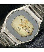 ORIENT CRYSTAL JAPAN 46941 MENS DATE AUTOMATIC ORIGINAL DIAL WATCH a6000... - $48.41 CAD