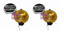 1 PAIR Sport 6 inch Universal FX1160 Halogen Spot Light Fog Lamp Yellow 24V - £62.08 GBP