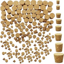 120 Pieces Tapered Cork Stoppers Wooden Wine Bottle Stopper Tapered Cork... - £17.56 GBP