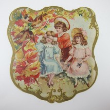 Victorian Trade Card Reist &amp; Co. Dry Goods Flora Indiana LARGE Children Antique - £31.96 GBP