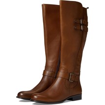 Naturalizer Women Riding Boots Jessie Size US 8.5W Cinnamon Brown Leather - £111.00 GBP