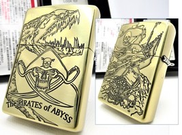 Pirates of Abyss Double Sides Engraved Zippo 2010 MIB Rare - £97.10 GBP