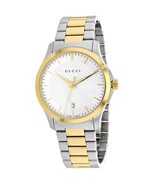 Gucci YA126474 Silver Dial Stainless Steel Strap Unisex Watch - $9,977.43 MXN