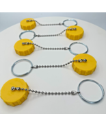 PACK OF 5 PROPANE TANK 1-3/4&quot; ACME FILL VALVE CAP WITH TETHER CHAIN FORK... - $48.51 CAD