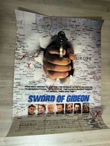 Original 1986 Sword Of Gideon B Movie VHS Release Movie Poster 35 X 27 - $19.79