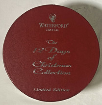 Waterford Crystal 12 Days of Christmas Bell Partridge in a Pear Tree Belopen box - £100.90 GBP