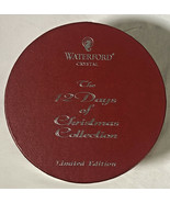 Waterford Crystal 12 Days of Christmas Bell Partridge in a Pear Tree Bel... - $1,691.23 MXN