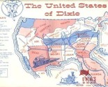 O&#39;Neal&#39;s On The Rocks Placemat United States of DIXIE Indian Rocks Beach... - $13.86