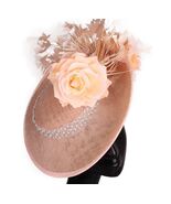 Ladies Fashion Fascinator Sinamay Women Headwear Hat For Wedding Special... - $49.99