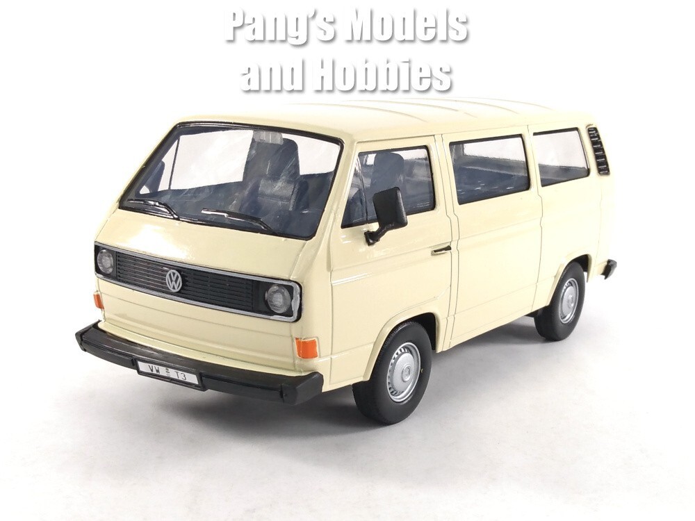 1981 Volkswagen VW T3 Type 2 Bus Van 1/24 Scale Diecast Model - Motormax - WHITE Item image 4