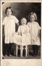 Jasper Texas Orton Family Darling Girls Blanche and Eunice RPPC Postcard E22 - £15.67 GBP