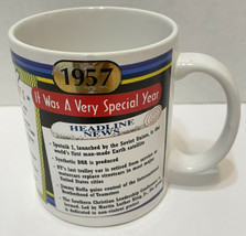 Mugz by Ganz It Was a Very Special Year 1957 Coffee Tea Cup Mug - £10.07 GBP
