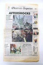 ORIGINAL Vintage 9/13/01 Washington PA Observer Newspaper September 11 2001 - $98.99