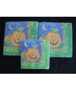 Lot of 3 Pkgs HALLOWEEN Napkins Lunch Dinner Cocktail PARTY Napkins 1 De... - £7.07 GBP