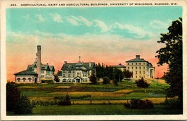 Vtg Postcard University of Wisconsin, Horticultural Dairy &amp; Agricultural Bldgs - $5.89