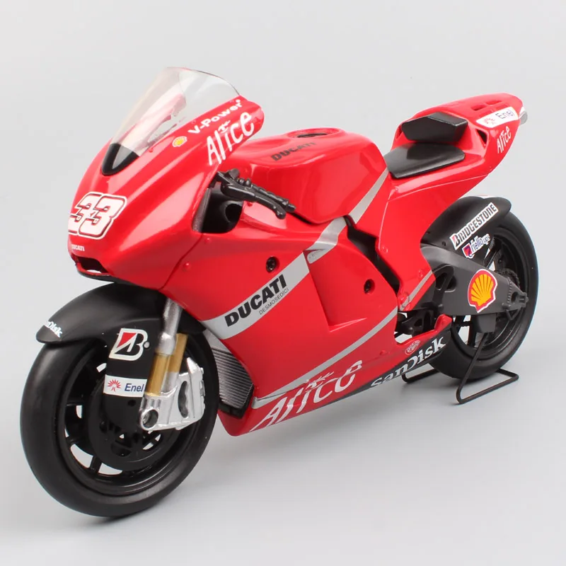 1:12 Newray Moto 2008 moto racing bike ducati Desmosedici GP8 No.33 Marco Meri S - £106.74 GBP