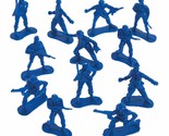 Big Bag of Blue Army Plastic Toy Soldiers (bulk set of 144 Army Men) Act... - $39.99