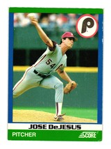 1991 Score 100 Rising Stars #16 Jose DeJesus Philadelphia Phillies - £1.10 GBP