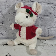 Jellycat London Merry Mouse Plush Stuffed Animal Santa Claus Christmas Toy 7&quot; - $24.74