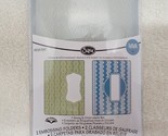 Sizzix 658797 SASSY &amp; CIRCLE LABELS SET A2 Textured Embossing Folders El... - $9.00