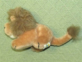 Vintage Dakin Lion Plush 7&quot; Laying Down Stuffed Animal Furry Mane Made In Korea - £9.06 GBP