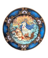 1992 Russian Porcelain Plate Winter Troika Scene Limited Edition Hand Pa... - $43.20