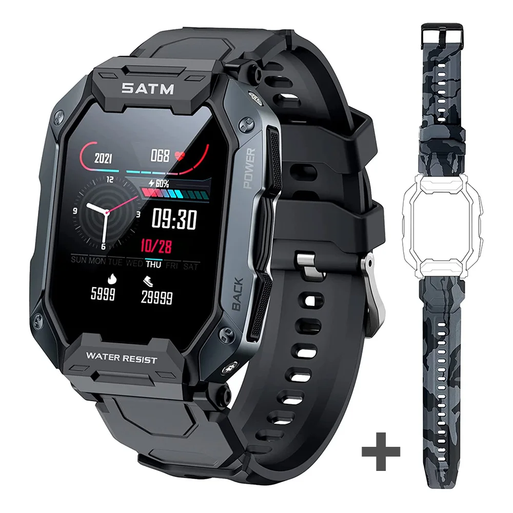 2 Pieces/Lot SKMEI  Smart 1.71 inch Sports Bluetooth Fitness Tracker IP68 Waterp - £48.09 GBP