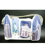 Limited Edition, Rare MCM New Yorker 2-Way Shoulder Handbag in White Lea... - $399.99