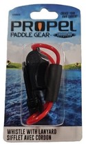 Whistle With Lanyard &amp; Clip Propel Kayaking Paddle Gear Floats Blows Wet... - £7.77 GBP
