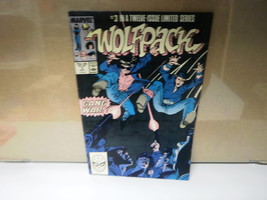 L3 MARVEL COMIC WOLFPACK ISSUE 3 OCTOBER 1988 IN GOOD CONDITION - $2.18